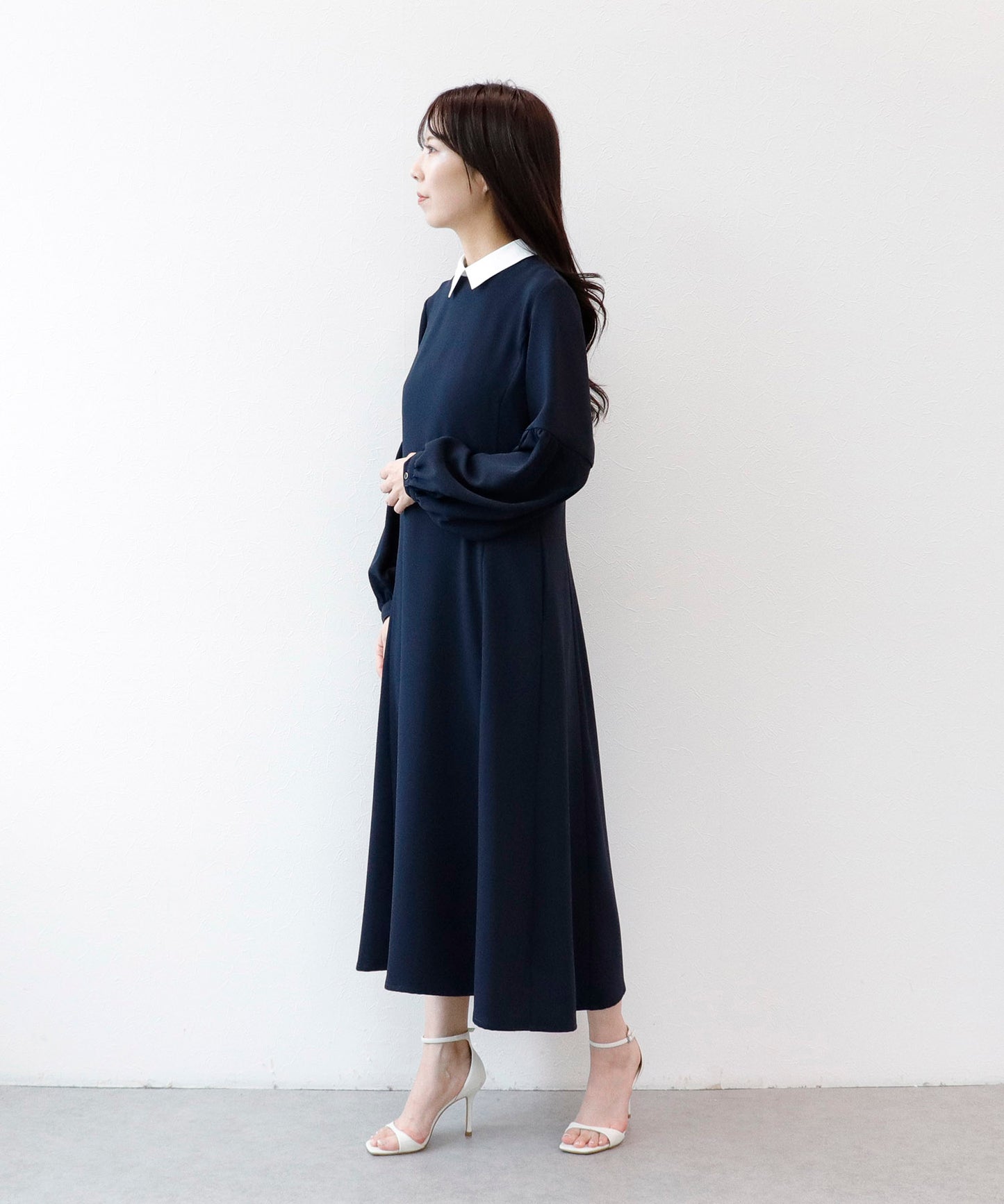 《予約商品》【2way】Aラインパフスリーブワンピース