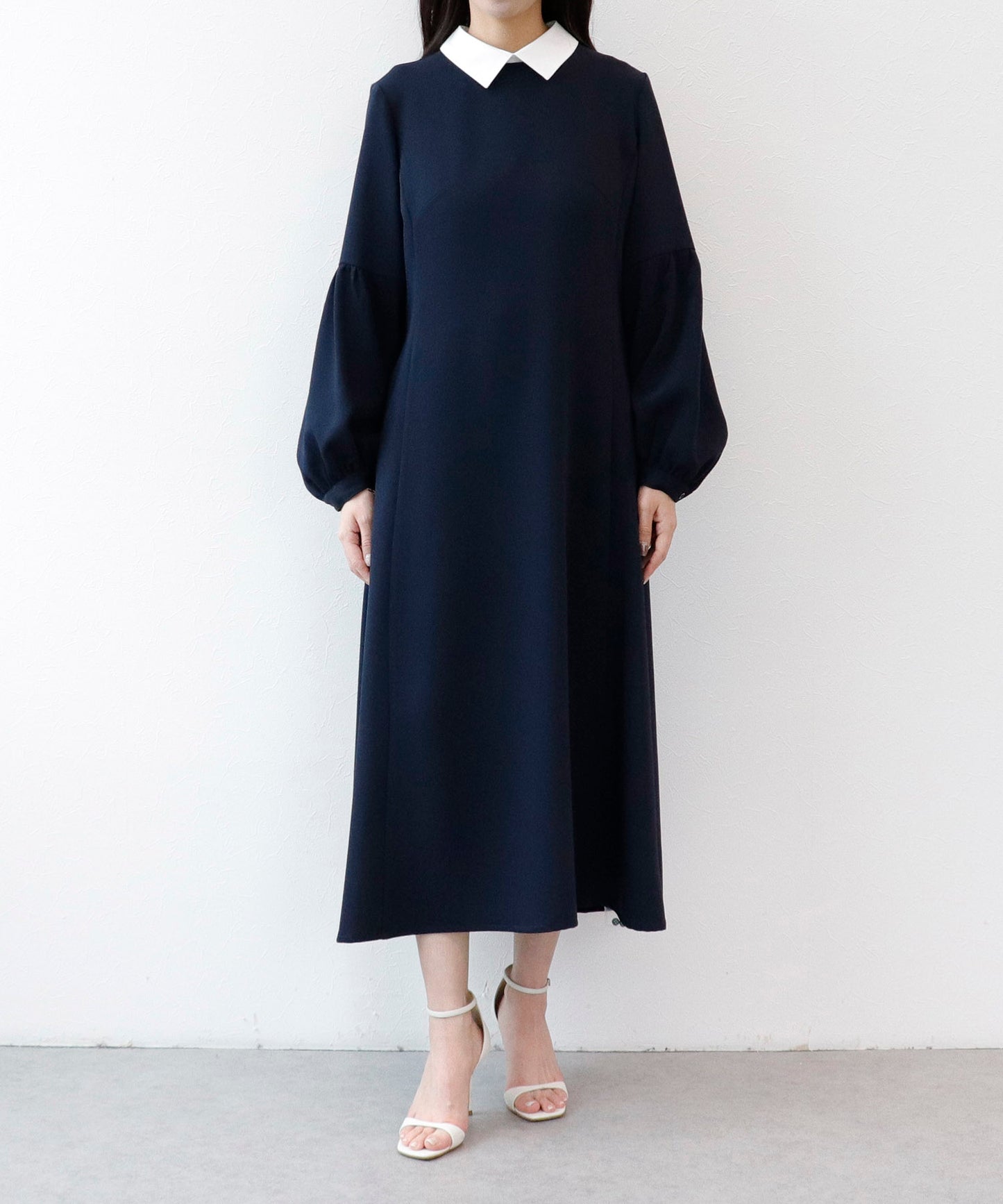 《予約商品》【2way】Aラインパフスリーブワンピース