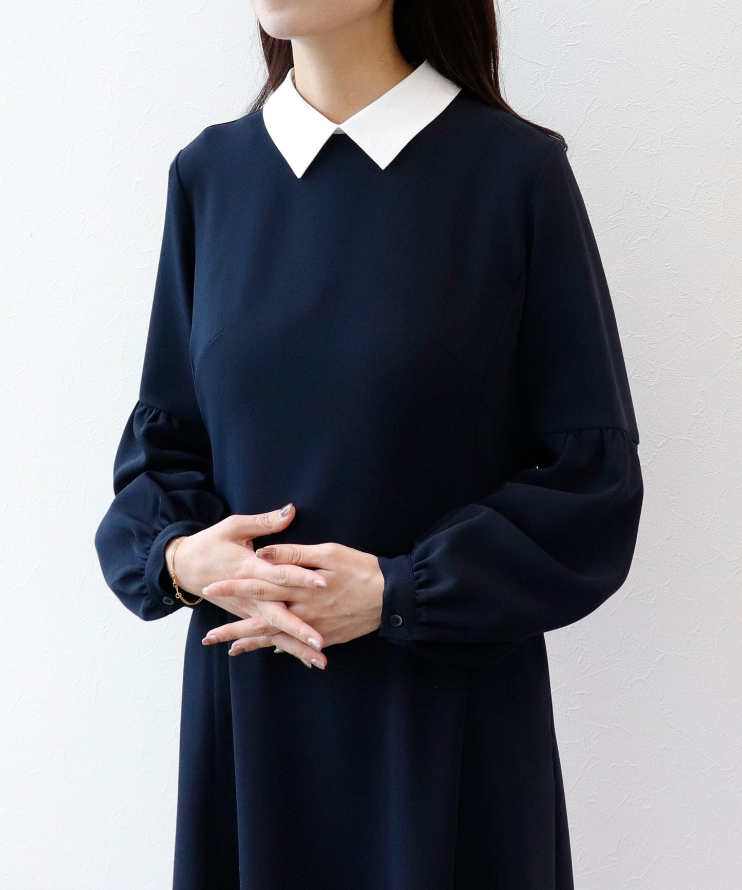 《予約商品》【2way】Aラインパフスリーブワンピース