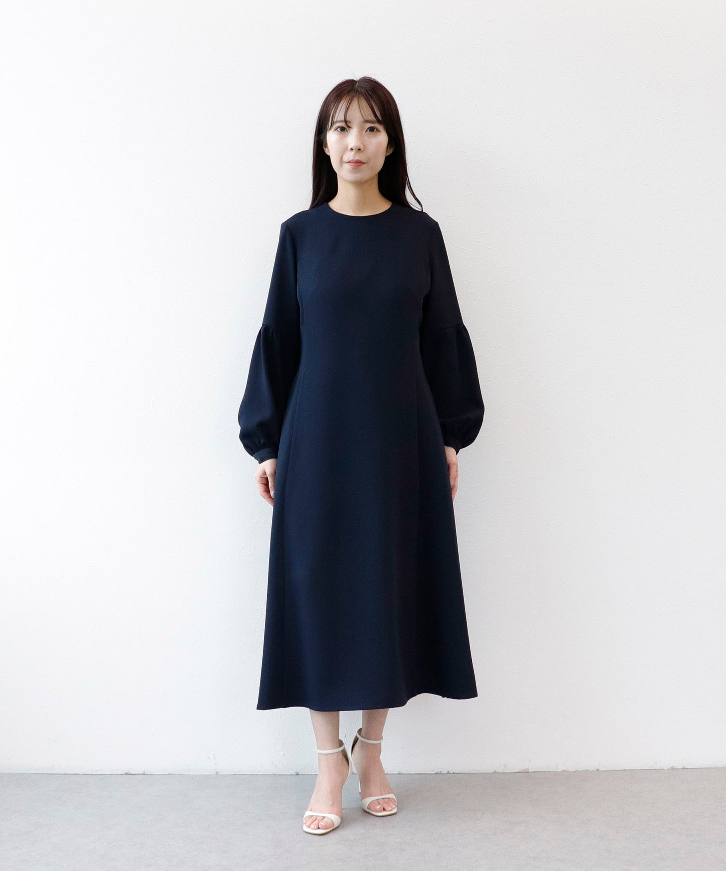 《予約商品》【2way】Aラインパフスリーブワンピース