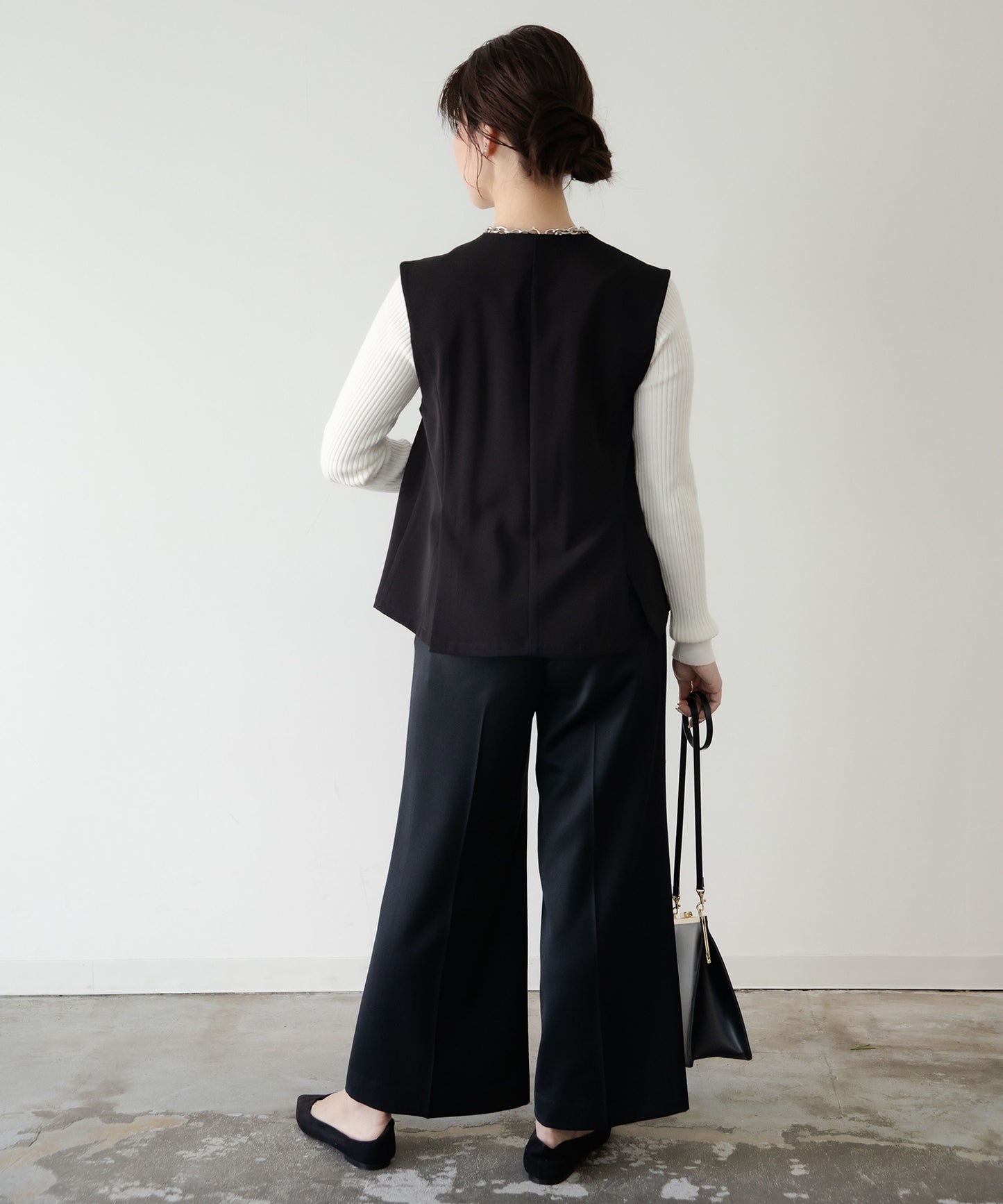《メディア掲載》【セットアップ対応】ショートジレ