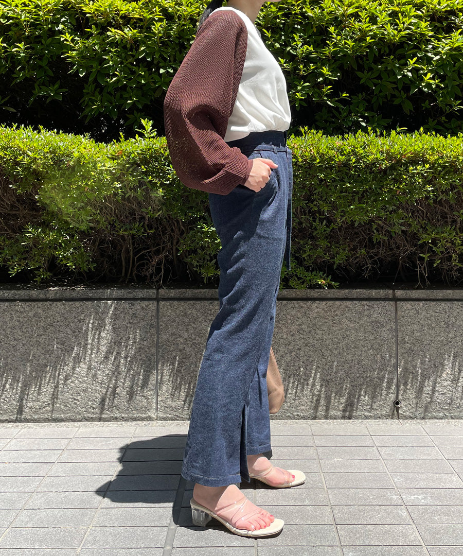 【アンサンブル対応】バックシャンボリューム袖ボレロ