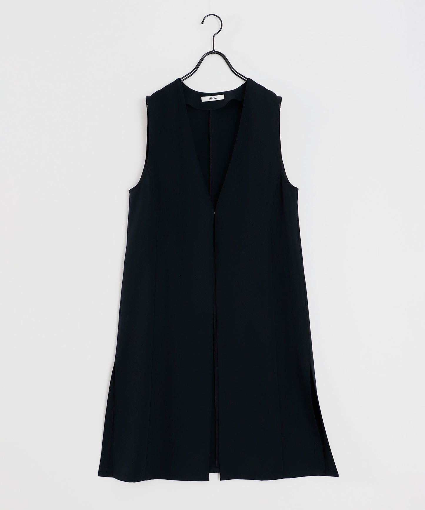 【落ち感素材】ロングジレ