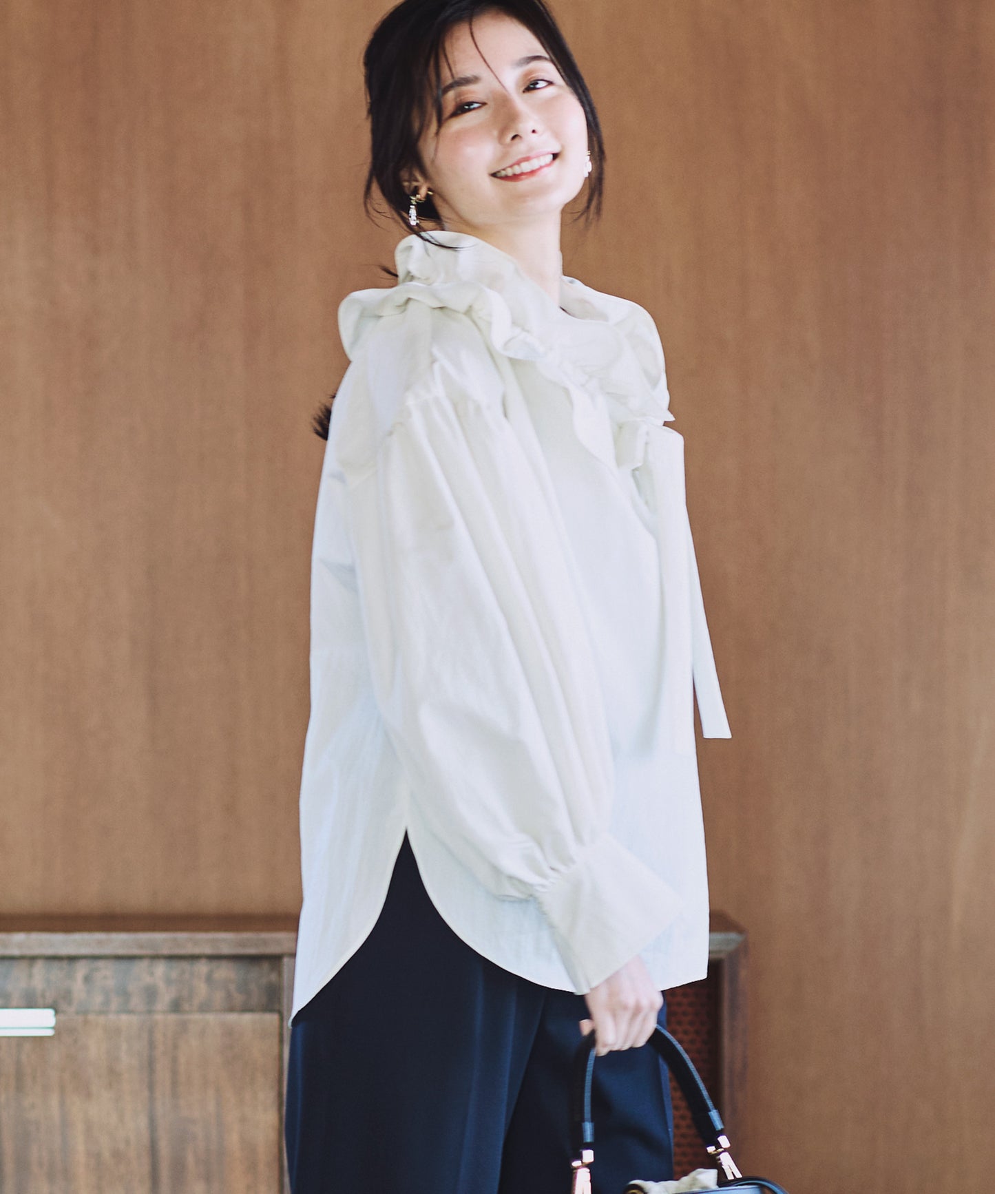 《メディア掲載》【ジャストサイズが可愛い】ボリュームブラウス