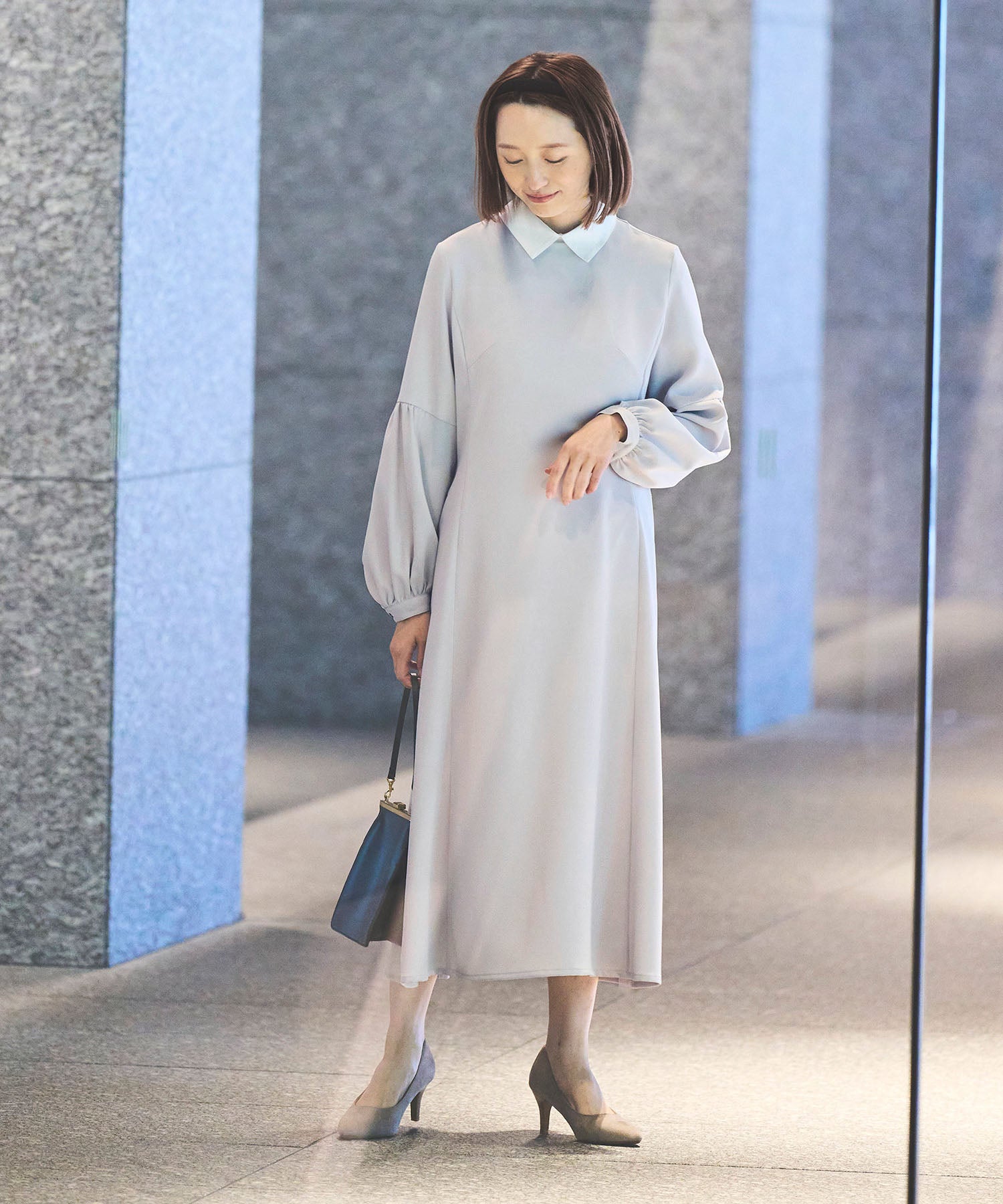 ライトグレー/153cm Sサイズ着用