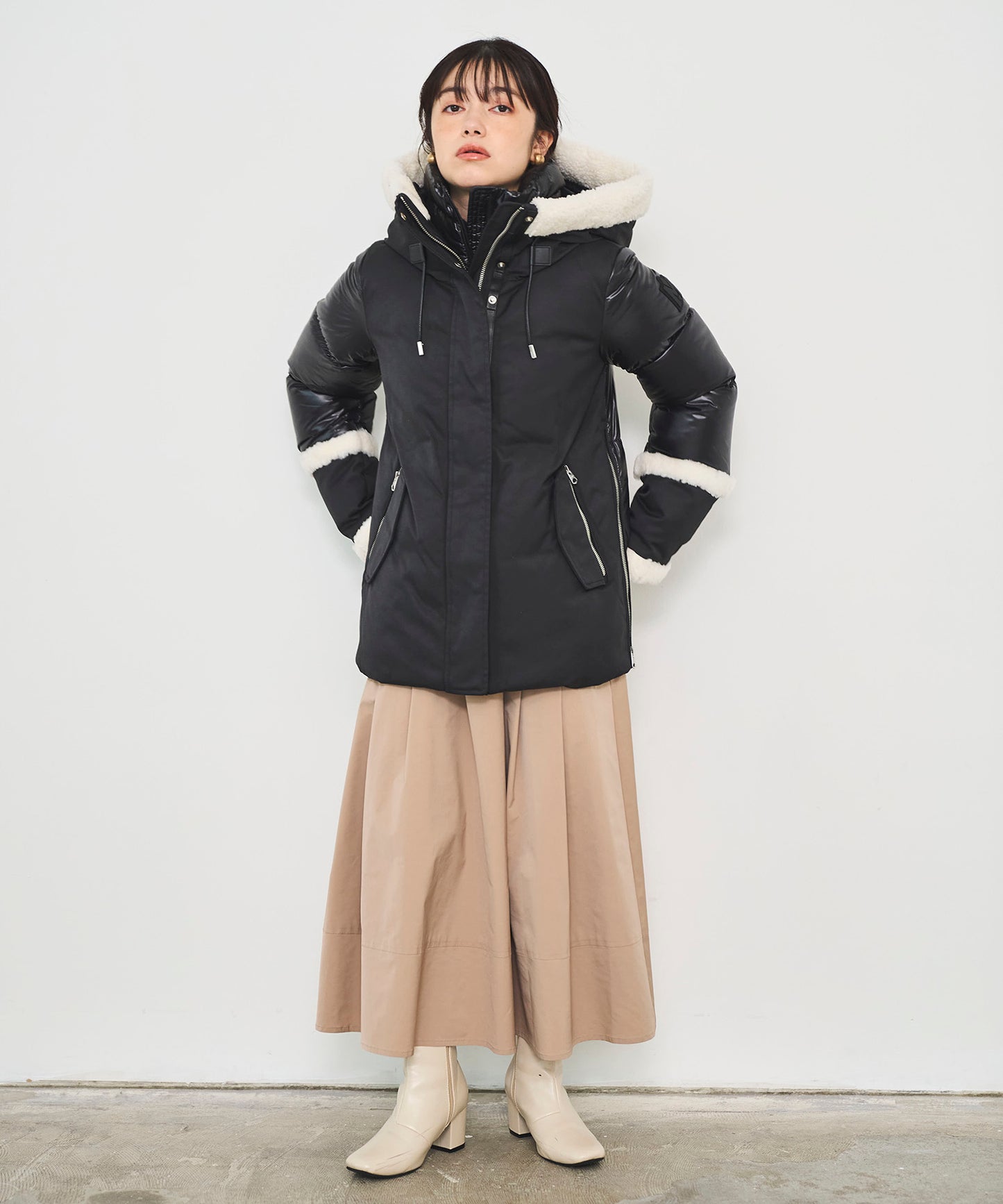 【MACKAGE】CYRAH  Ladies Hooded Down JK