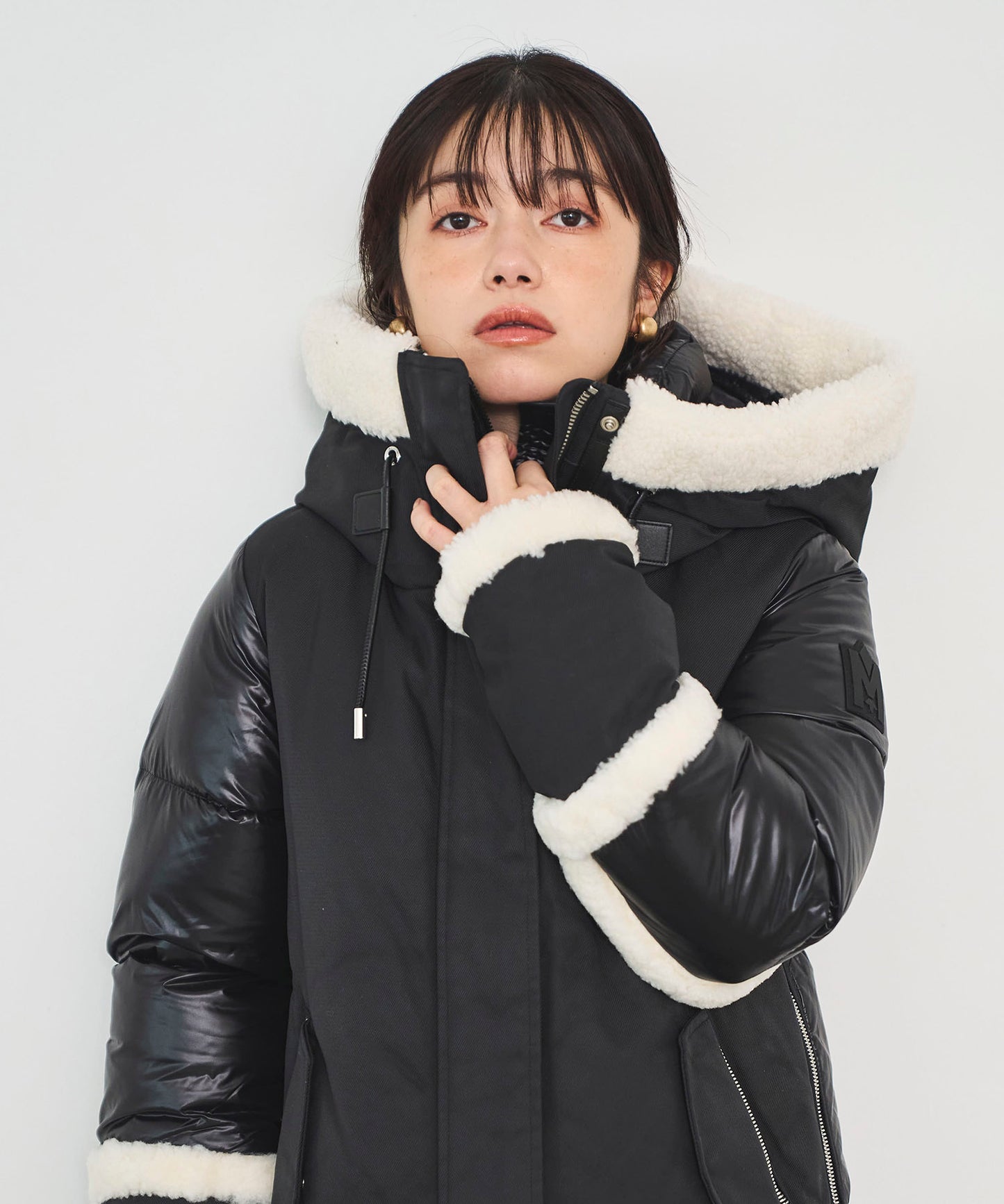 【MACKAGE】CYRAH  Ladies Hooded Down JK