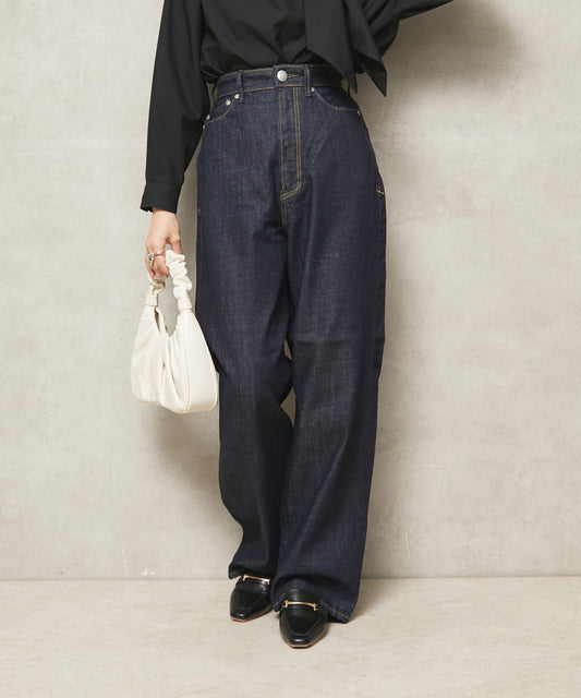 ルーズワイドパンツ ビッグシルエット ドレープテンセル 1820 ZIP FIVE スラックス 「ZIP FIVE」ドレープルーズ バルーン