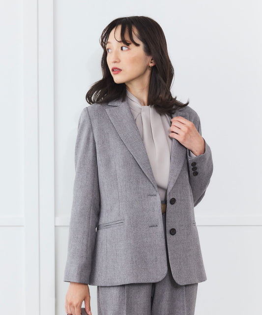 《予約商品 10/22 13:00まで10％OFF》【セット対応】シャークスキン シングルジャケット