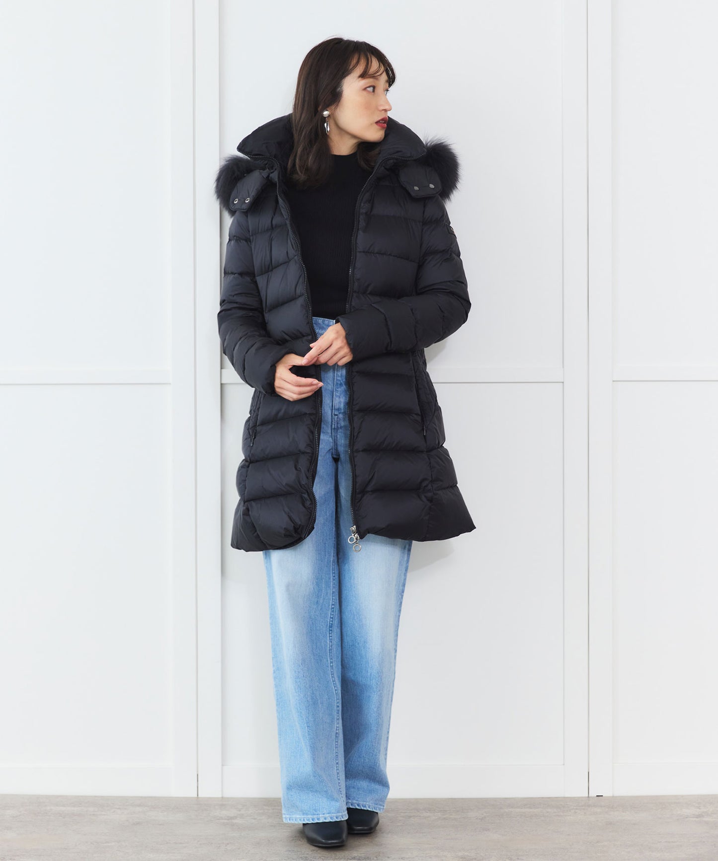 ブラック/153cm Fサイズ着用