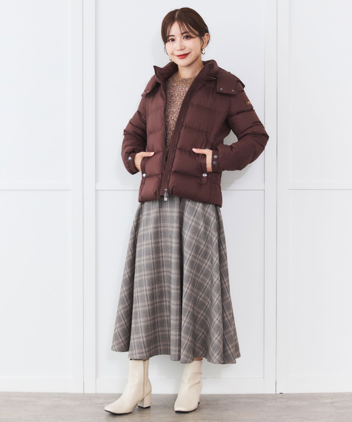 ブラウン/158cm Fサイズ着用