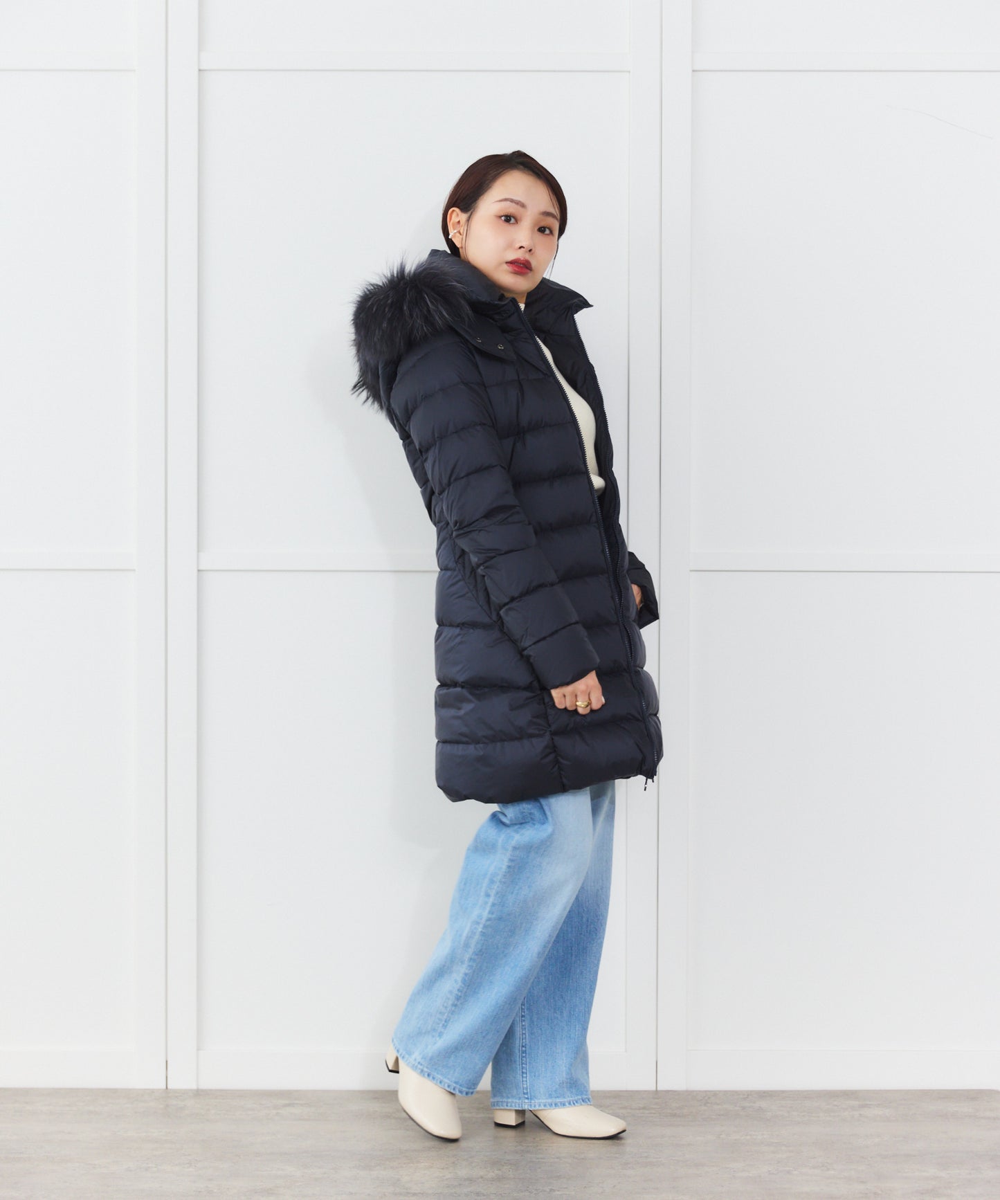 【TATRAS】SARMA ミドル丈ダウンジャケット