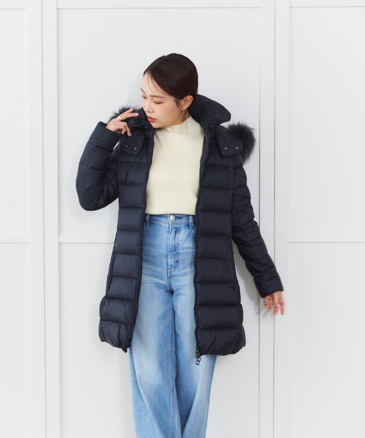 【TATRAS】SARMA ミドル丈ダウンジャケット