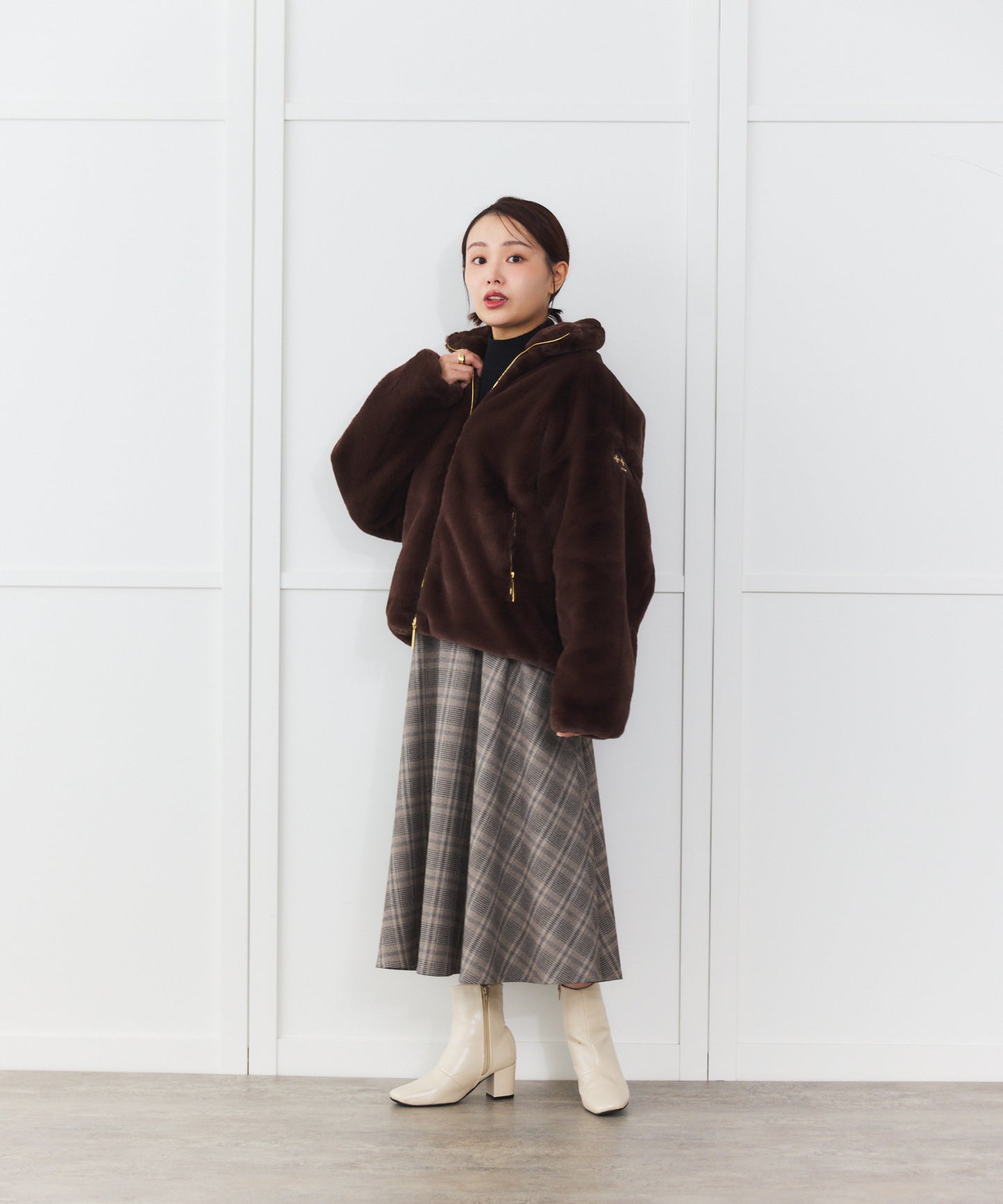 【TATRAS】BARBRA ボアブルゾン