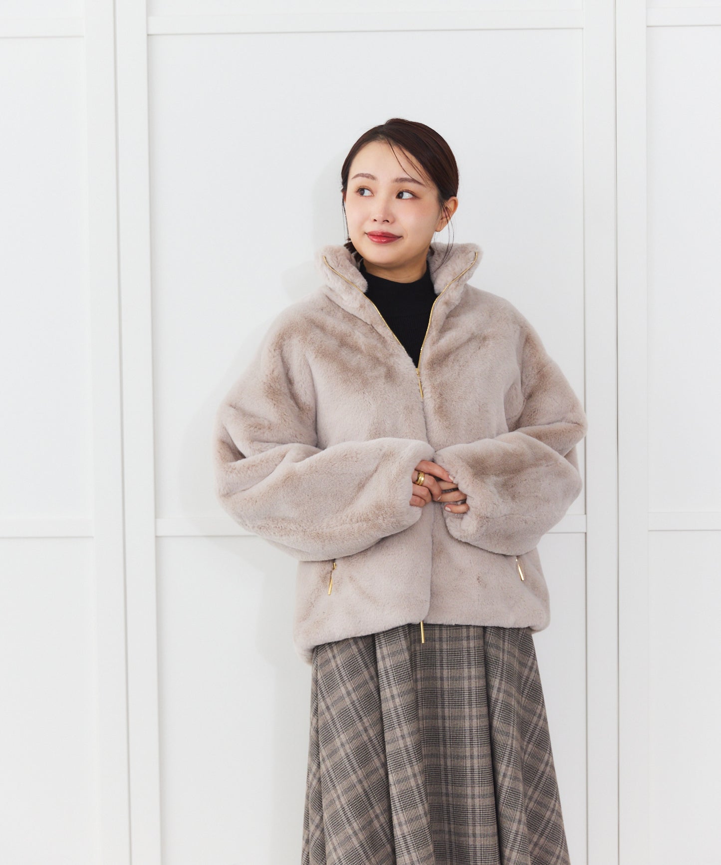 【TATRAS】BARBRA ボアブルゾン