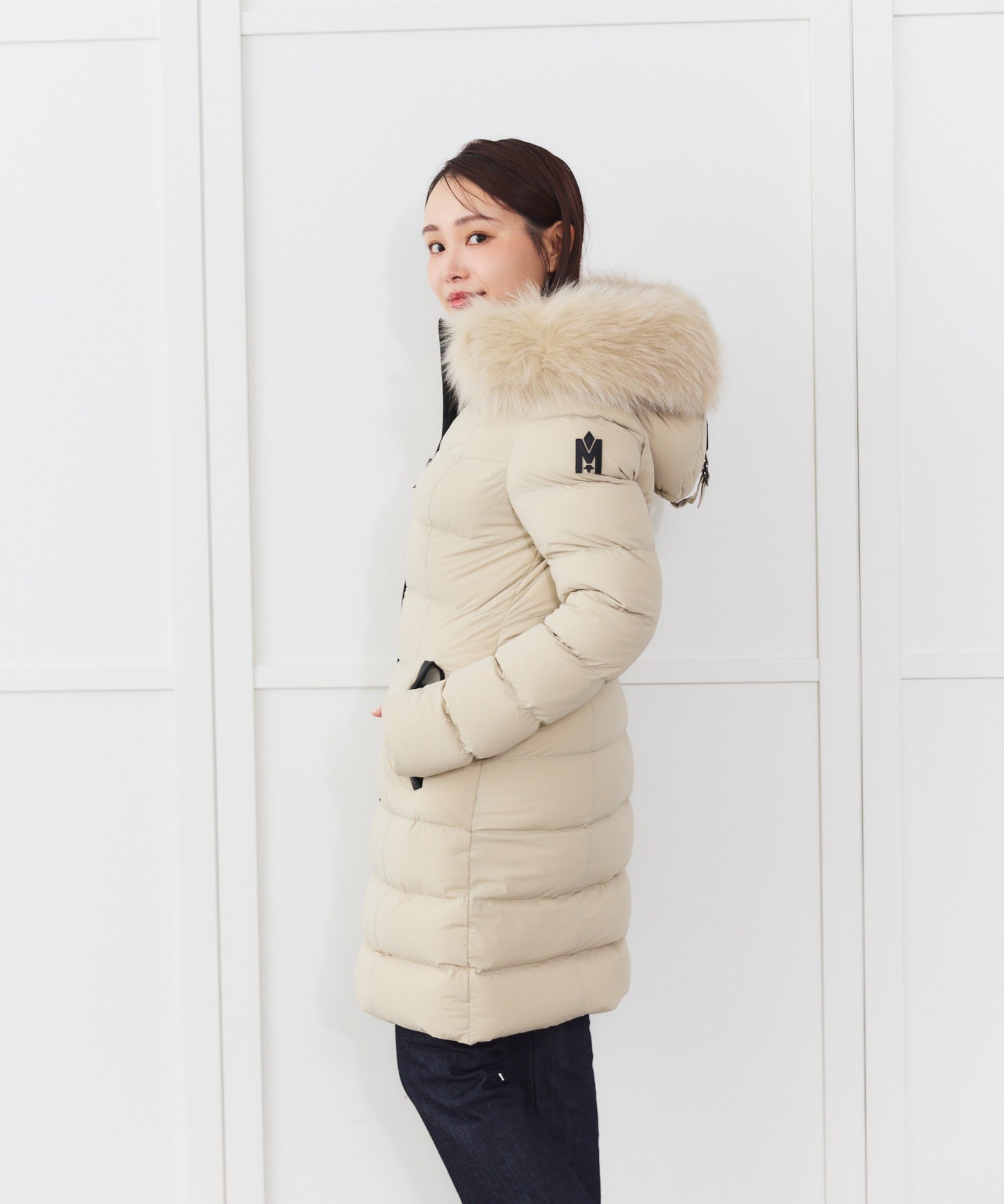 【MACKAGE】CALLA-BX  Ladies Hooded Light Down CT