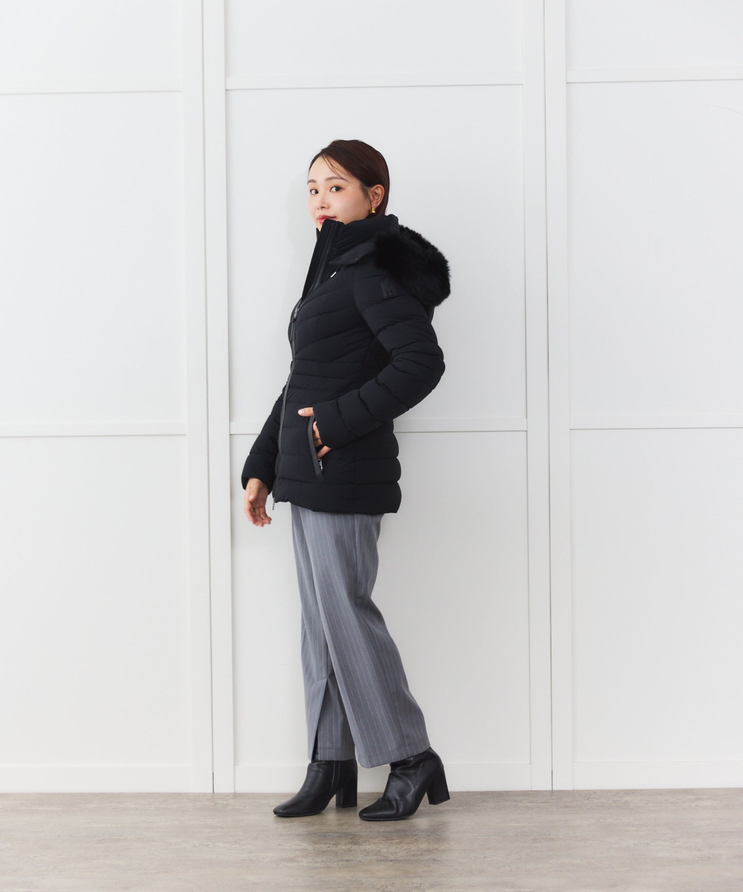 【MACKAGE】PATSY-BX Ladies Hooded Light Down JK