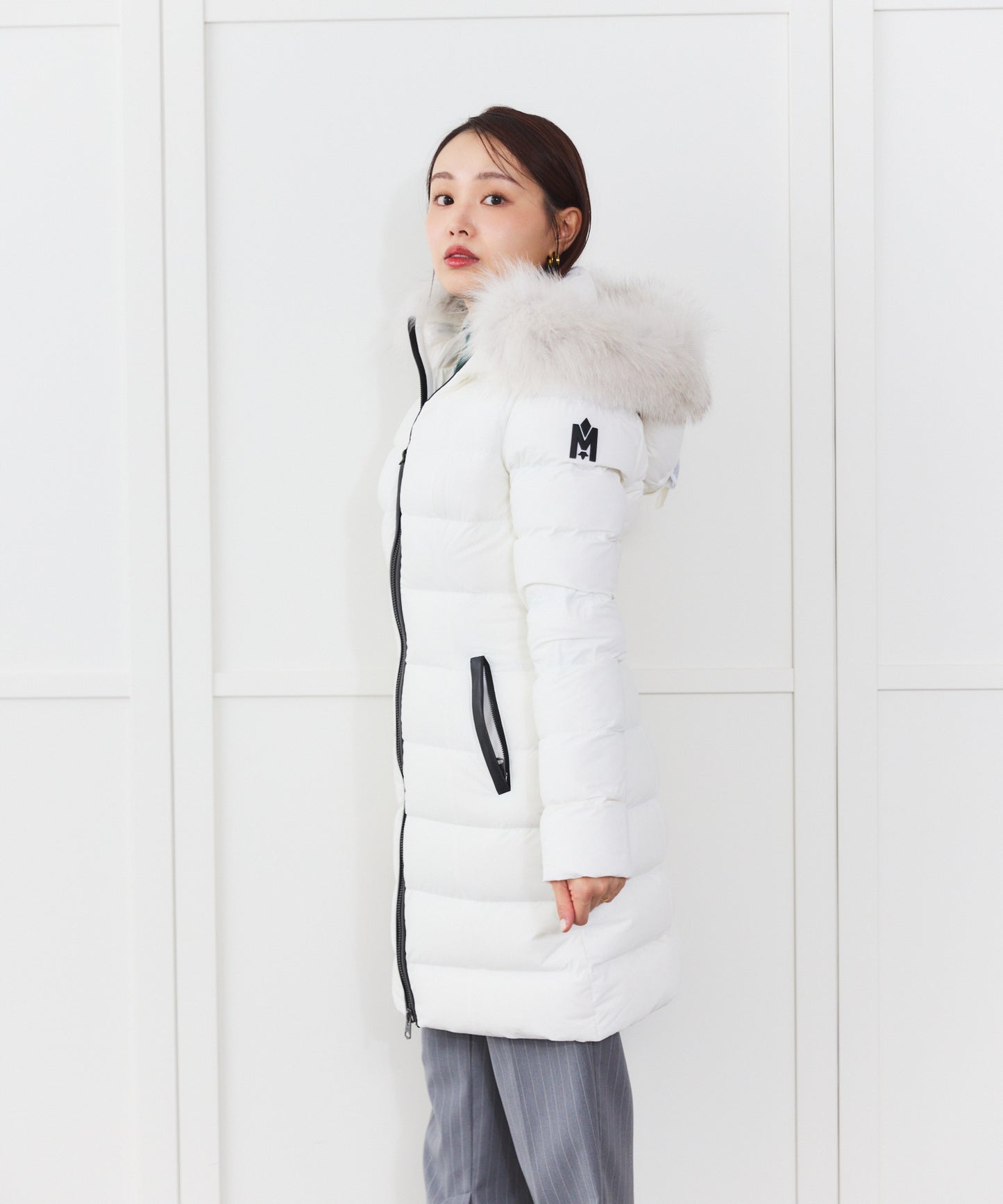 【MACKAGE】CALLA-BX  Ladies Hooded Light Down CT