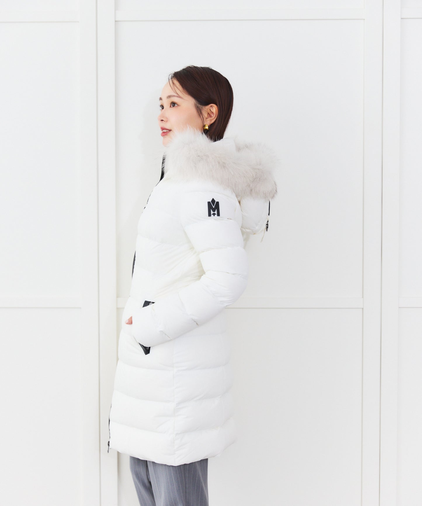 【MACKAGE】CALLA-BX  Ladies Hooded Light Down CT