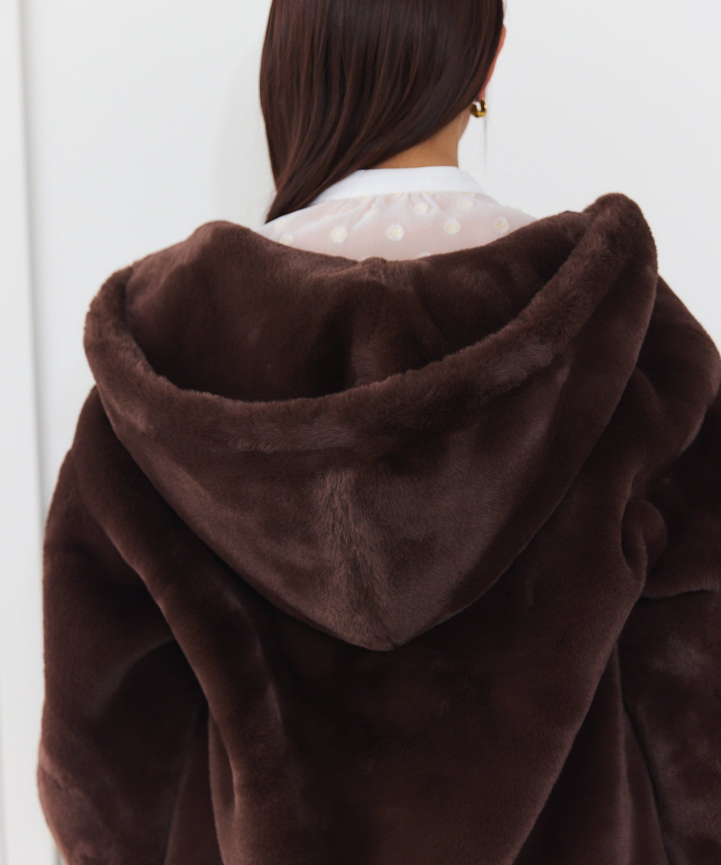 【TATRAS】 YUMOLA フーデッドファーブルゾン