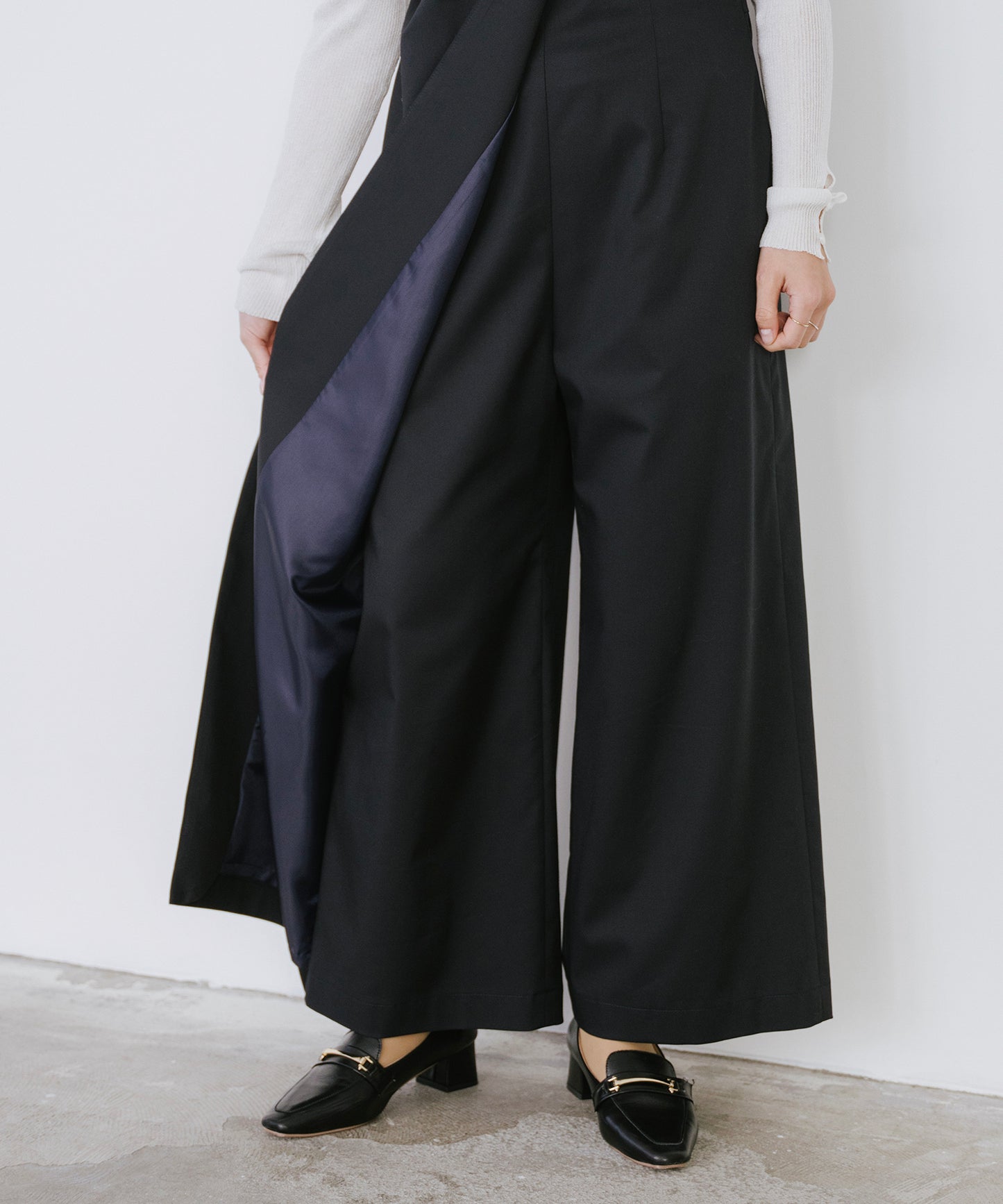 TRストレッチラップロンパース