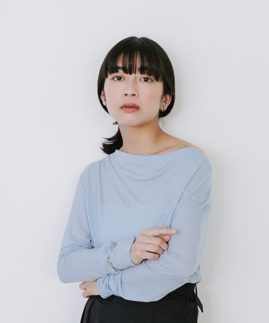 ギャザードレーププルオーバー