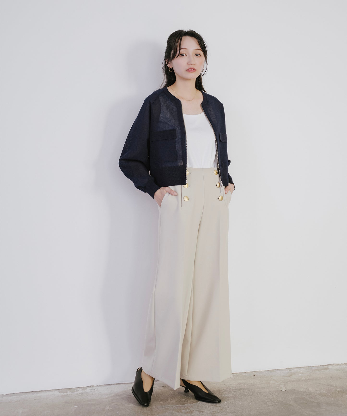 model:153cm　着用サイズ：Sサイズ