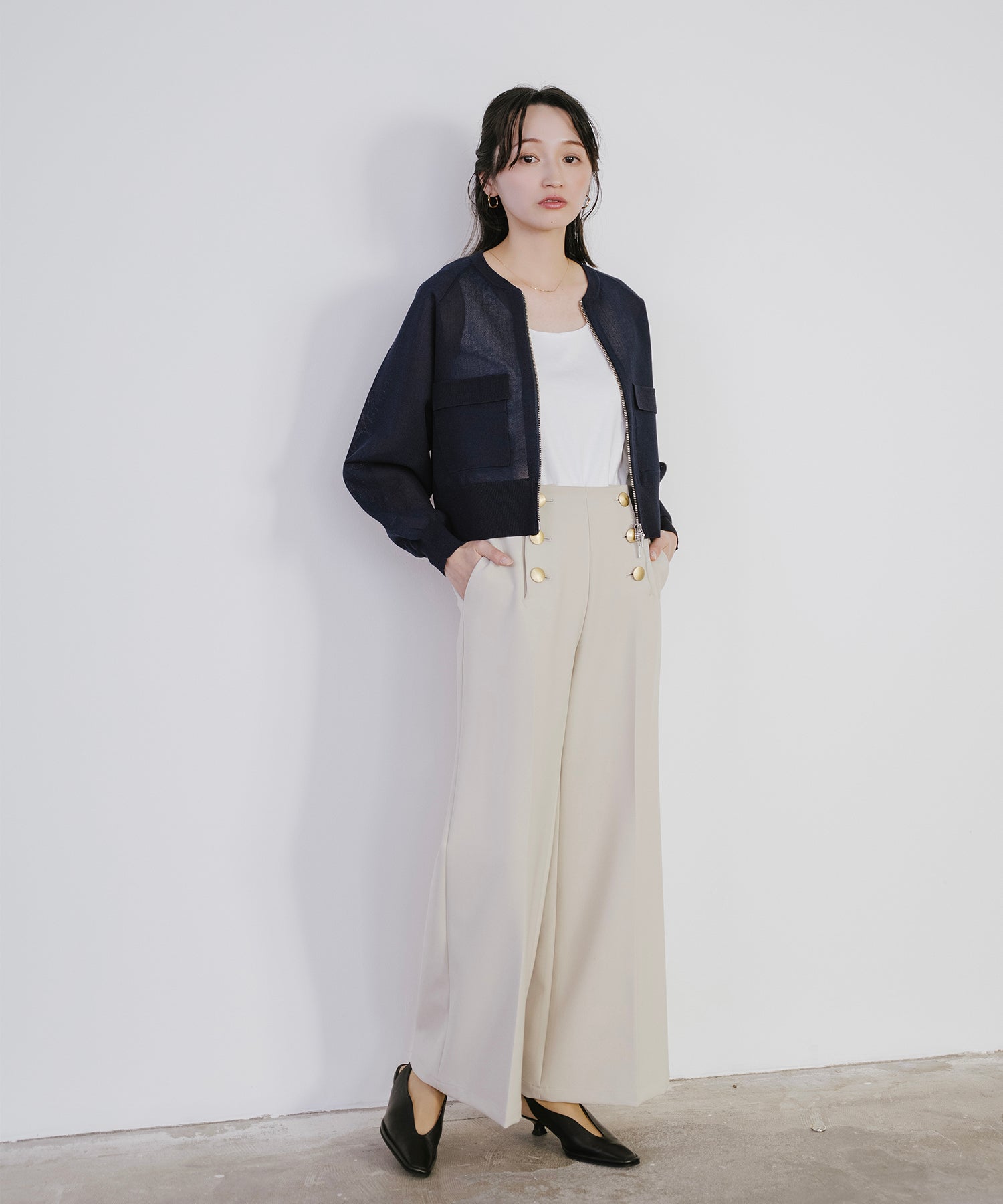 model:153cm　着用サイズ：Sサイズ