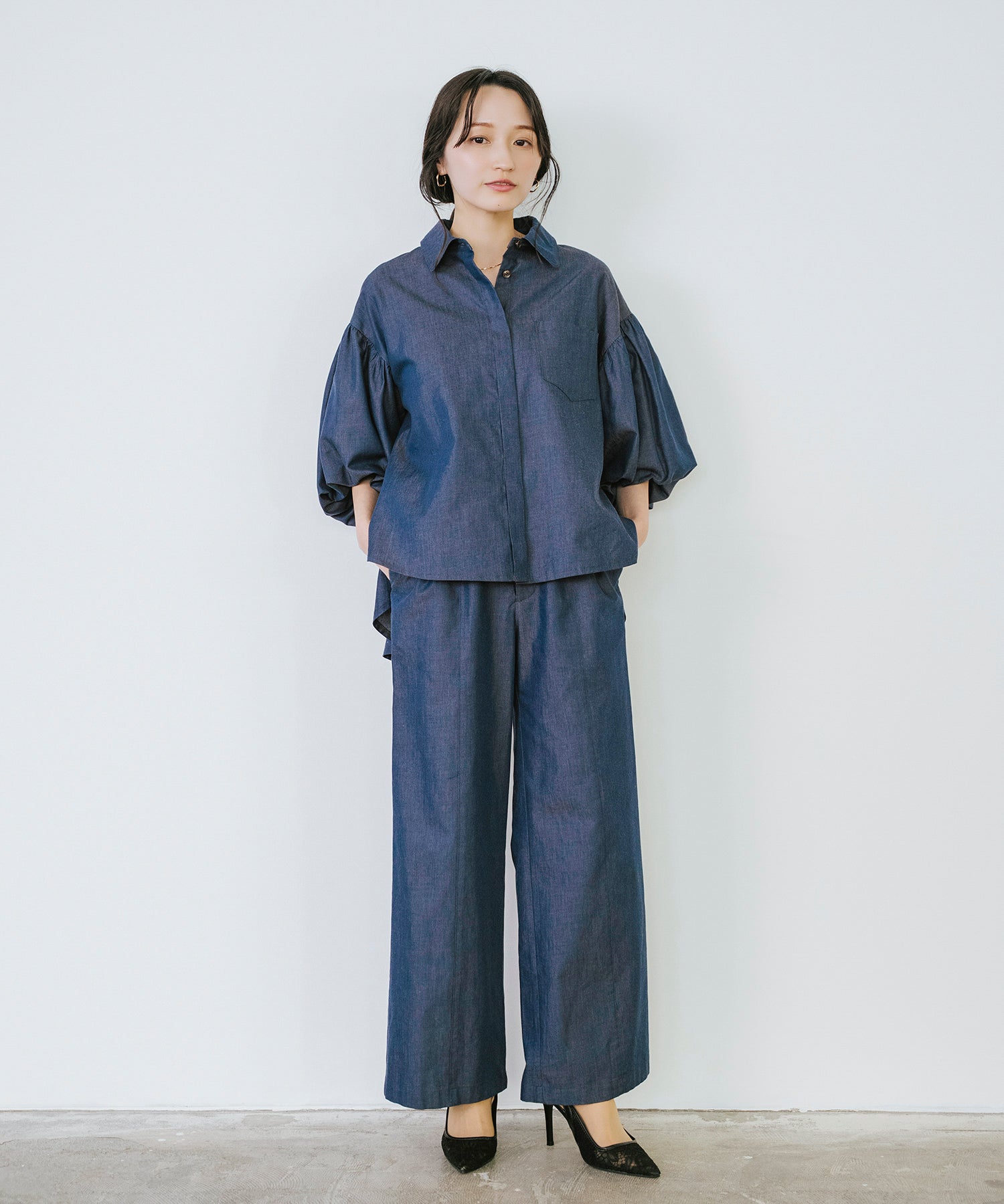 ブルー　model:153cm　着用サイズ：Sサイズ
