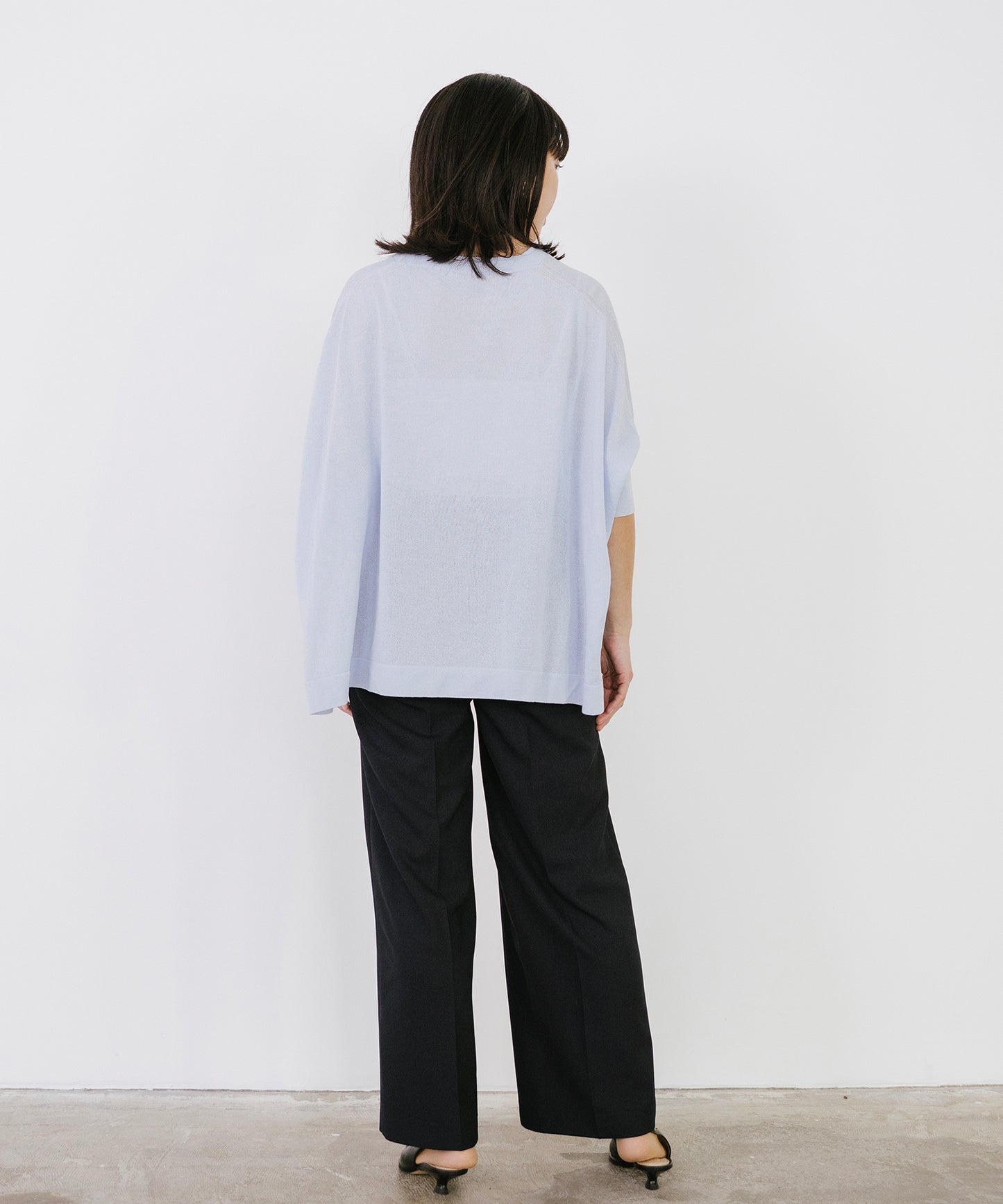 【SET UP可能】リネンライクワイドイージーパンツ