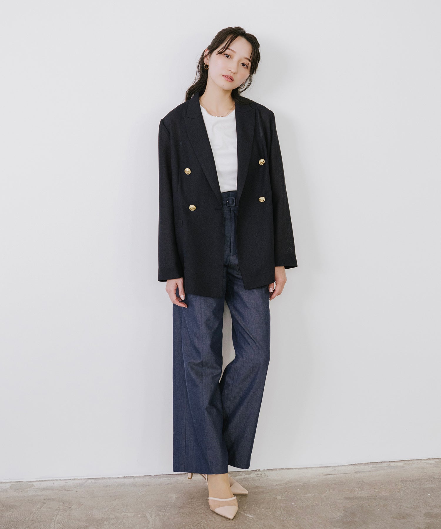 model：153cm　着用：Fサイズ