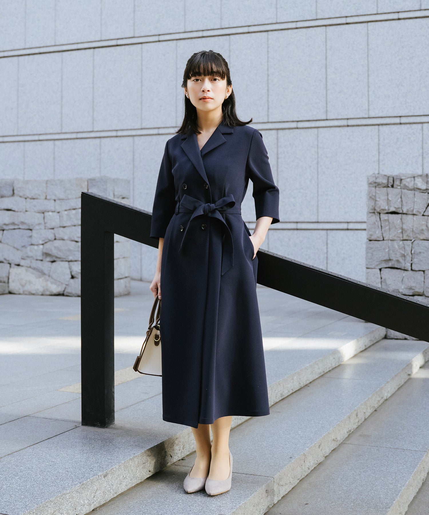 カシュクール7分袖ワンピース – Sirin Online Store