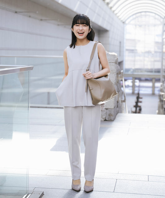 【SETUP可能】ポンチテーパードパンツ