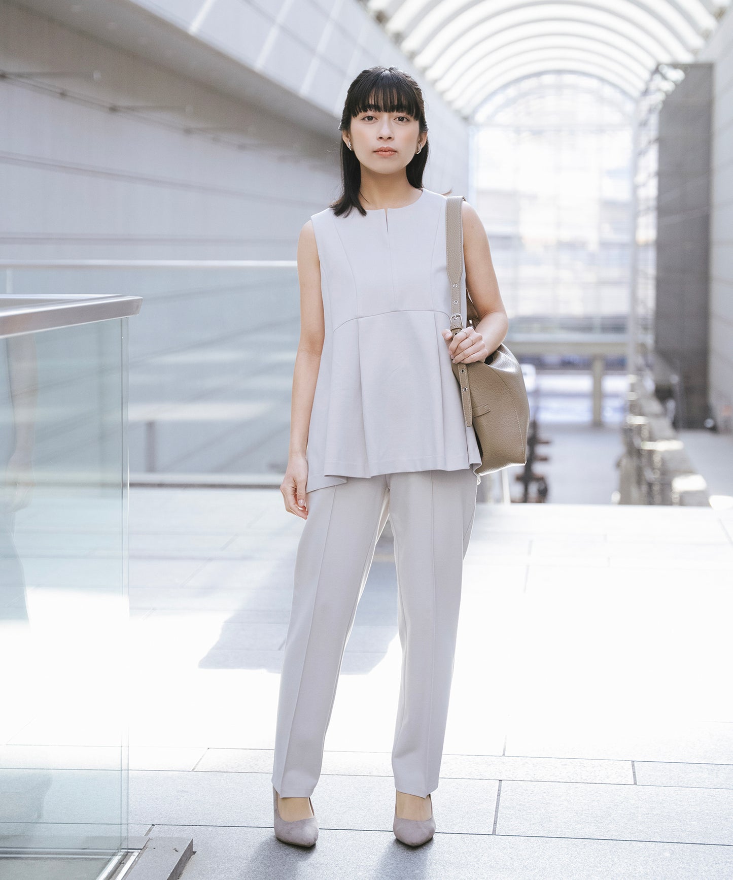 model：153cm　着用：Fサイズ