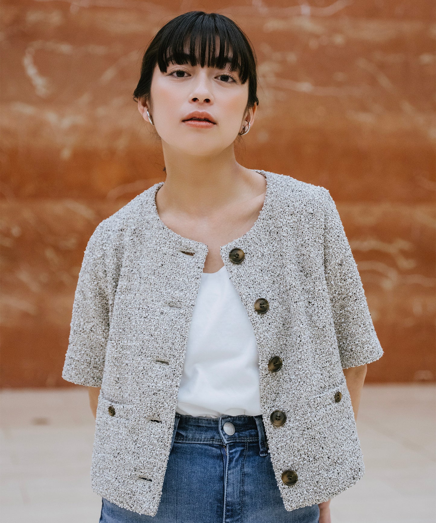model：153cm　着用：XSサイズ