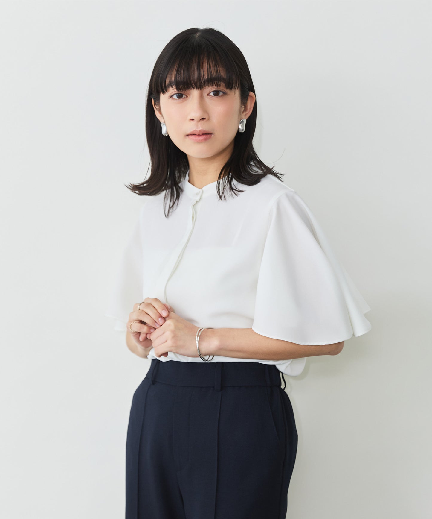 【再販】フレアスリーブブラウス