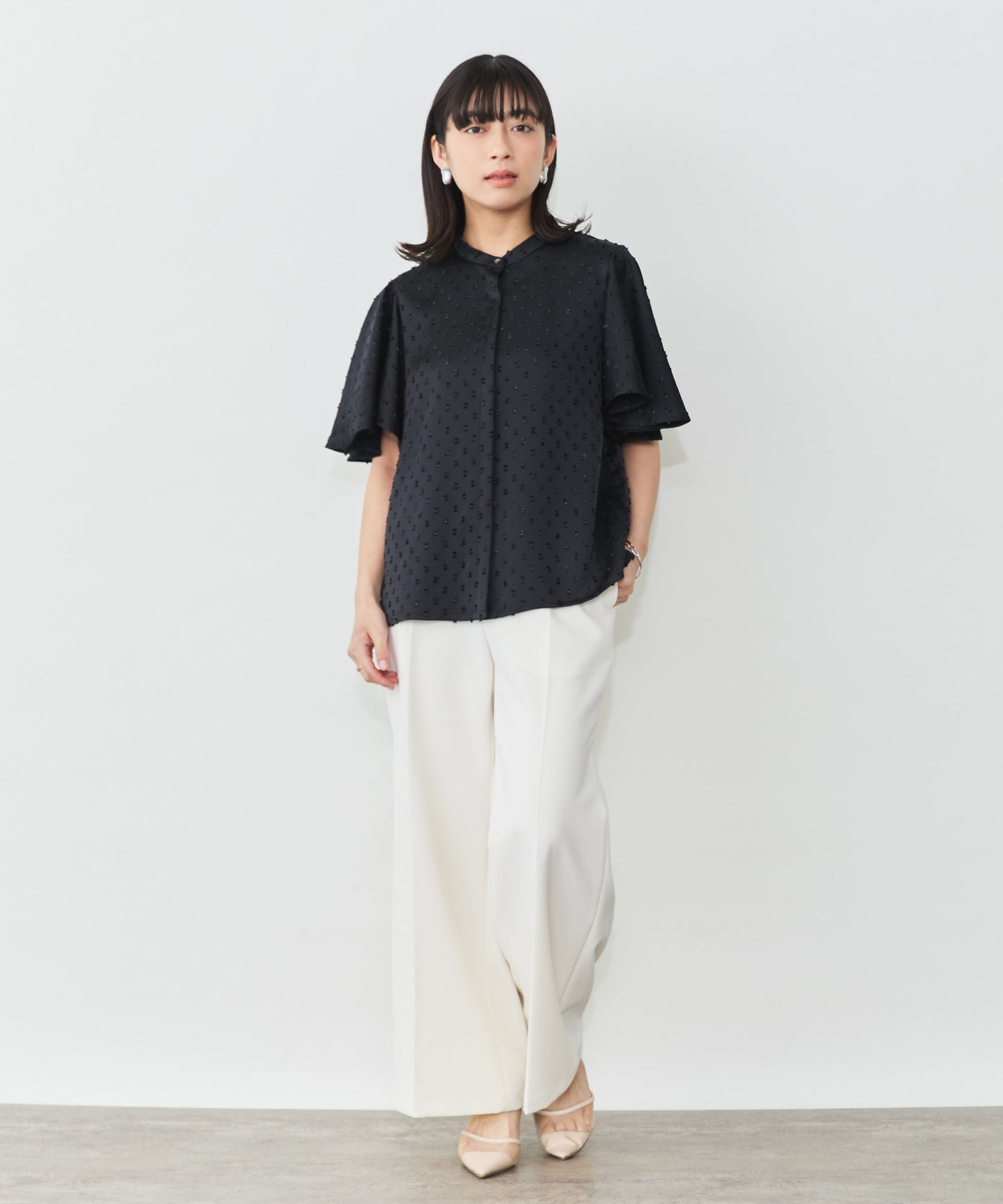 model:153cm　着用サイズ：Fサイズ