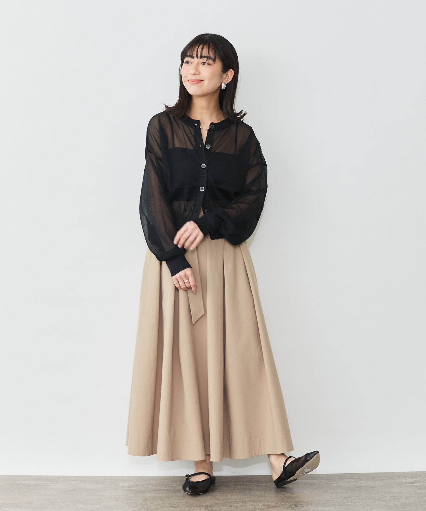 ラメカーディガン