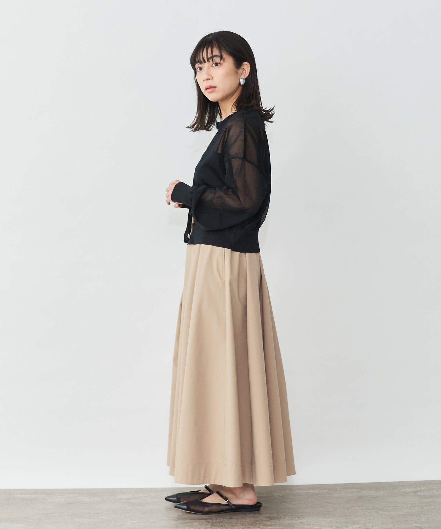ラメカーディガン