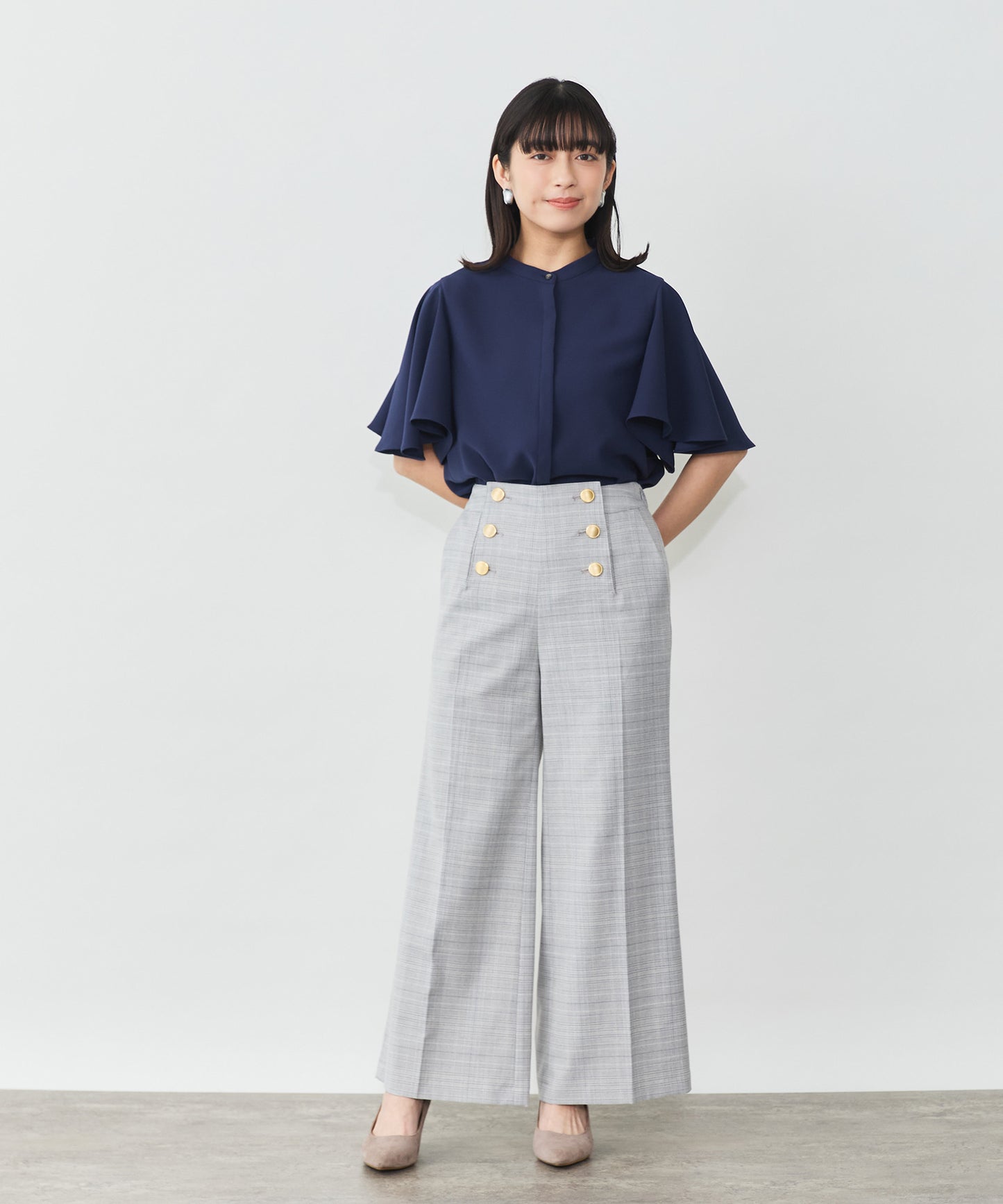 model:153cm　着用サイズ：Sサイズ