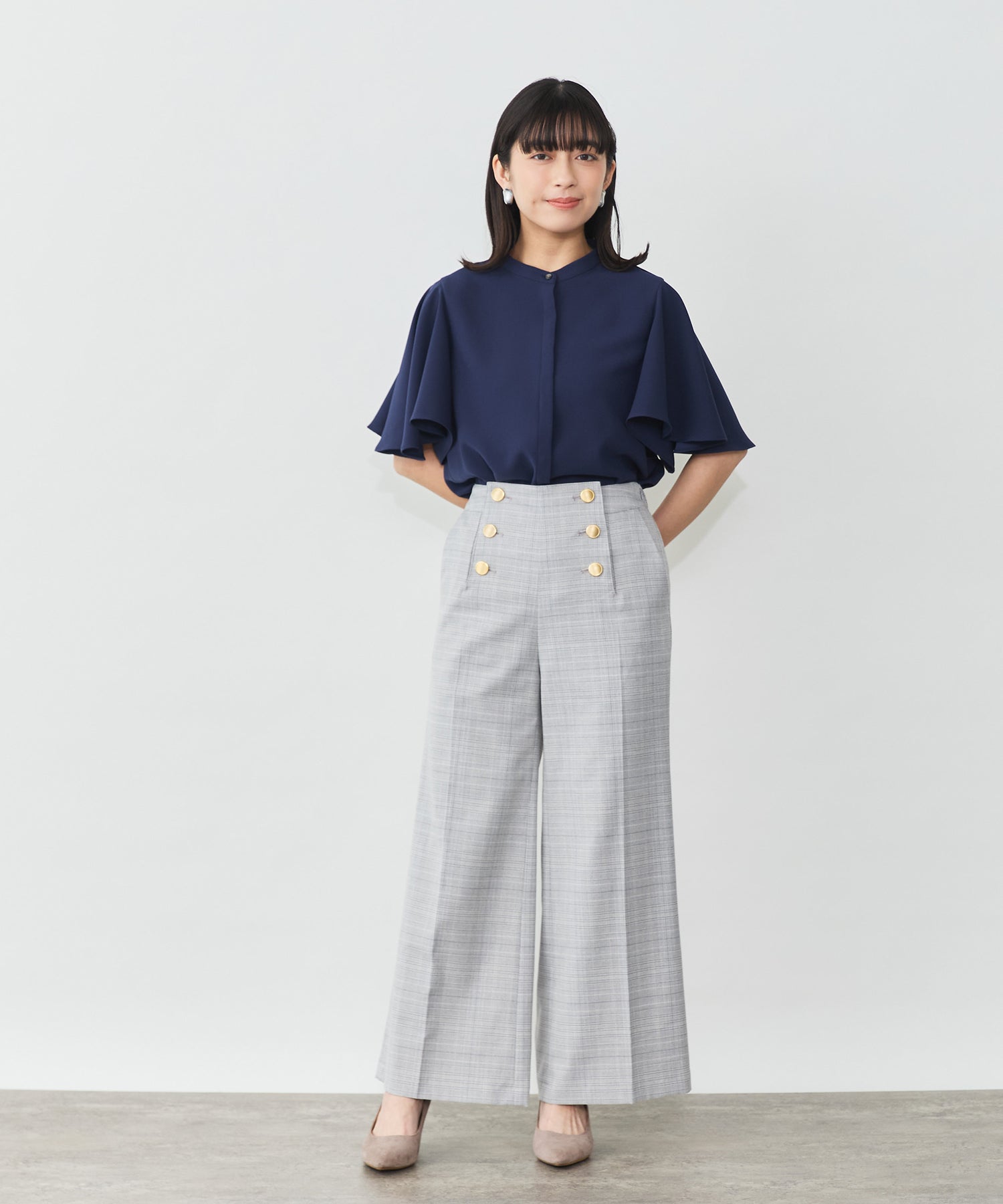 model:153cm　着用サイズ：Sサイズ