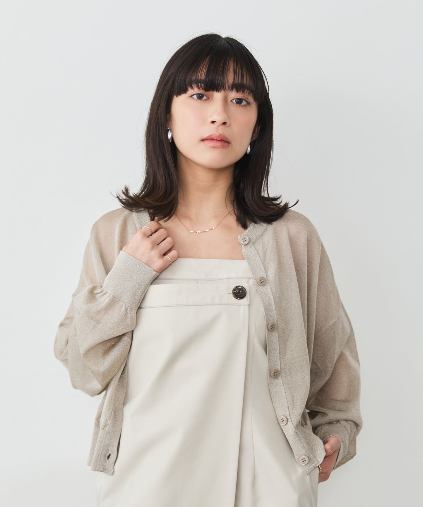 model：153cm　着用：Fサイズ