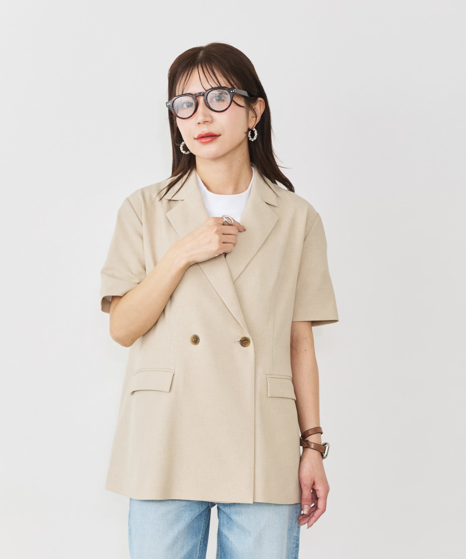 model：158cm　着用：Sサイズ