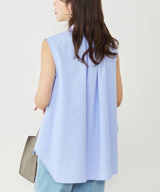 【PRE ORDER】ノースリフレアタックブラウス