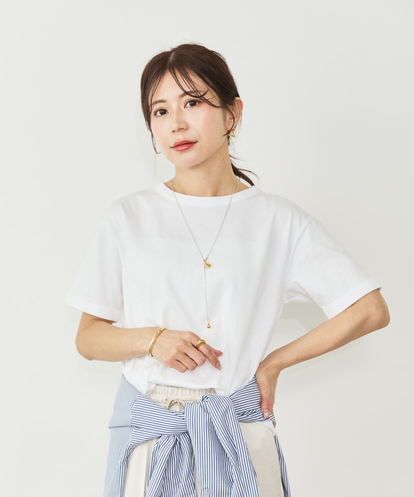 model：158cm　着用：Fサイズ
