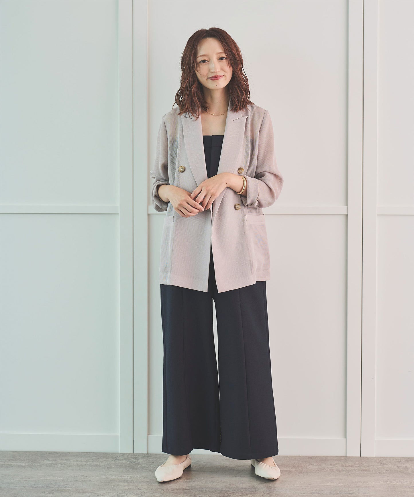 【シワになりにくい】シアーメッシュジャケット