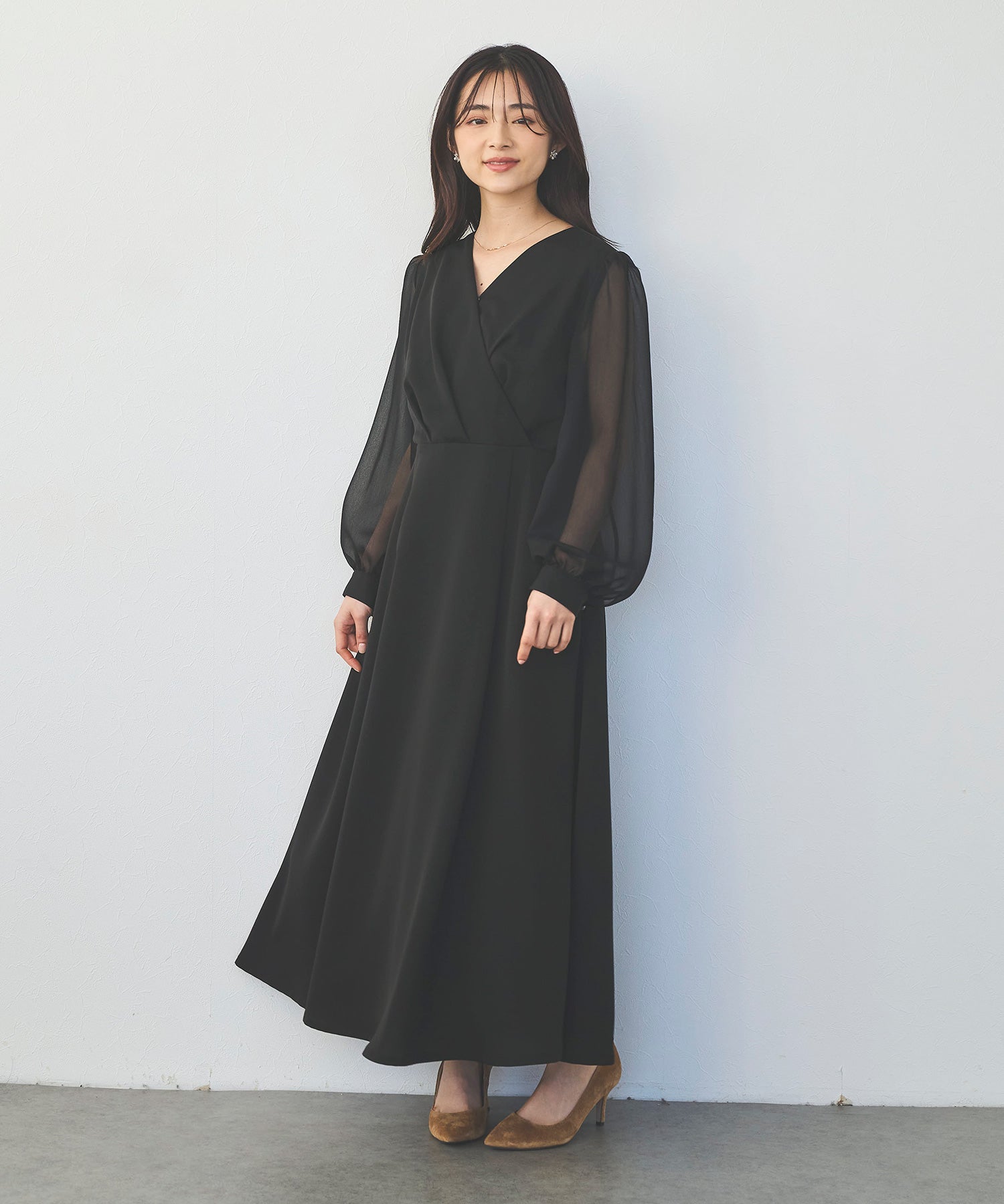 大特価 言い換え – シアースリーブカシュクールワンピース Sirin Store Online コスプレ衣装
