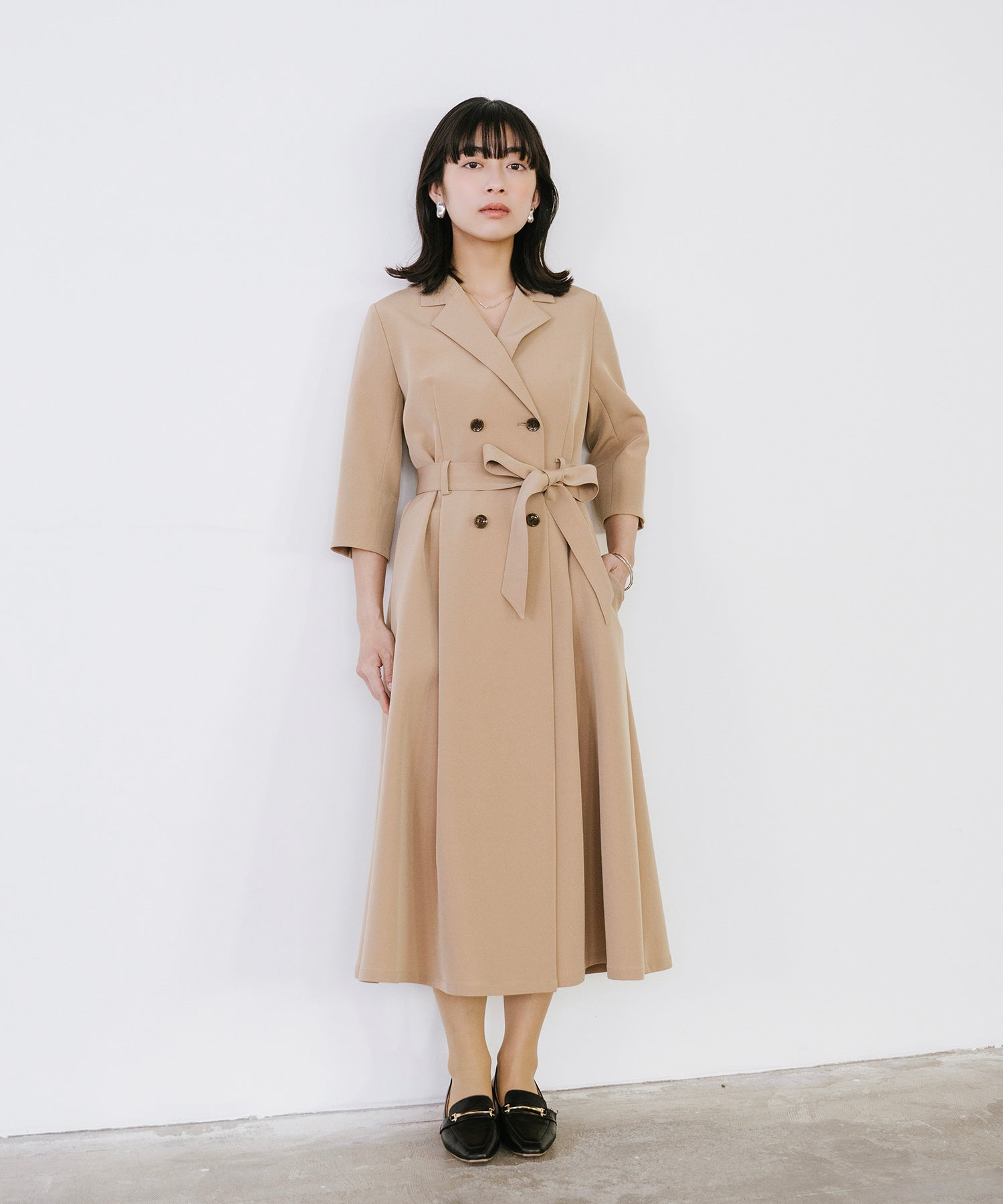 カシュクール7分袖ワンピース – Sirin Online Store