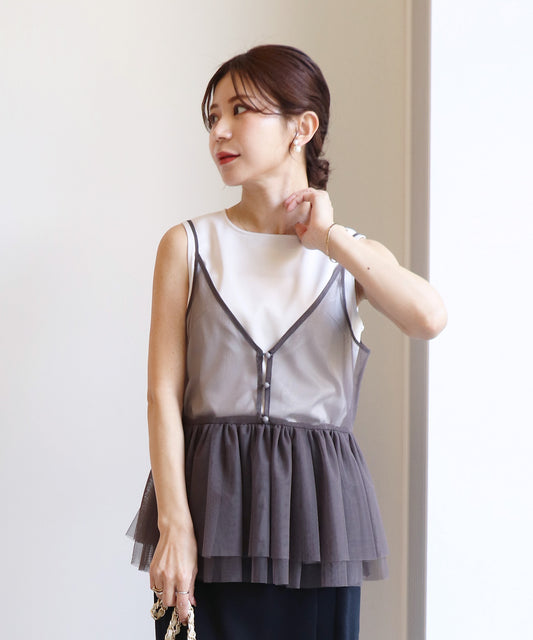 model：158cm　着用：Fサイズ