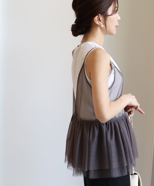 【PRE ORDER】レイヤードキャミトップス